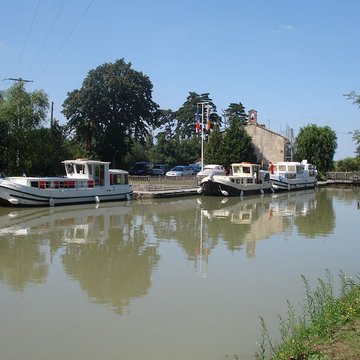 Canal du Midi : Pont-canal de Négra