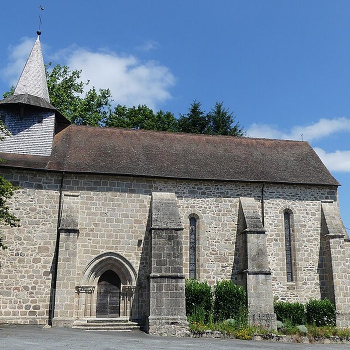 Photo de Église Saint-Sulpice de Ladapeyre et croix