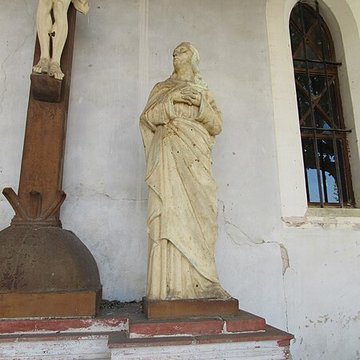 Église Saint-Sulpice de Saint-Sulpice-sur-Lèze et croix