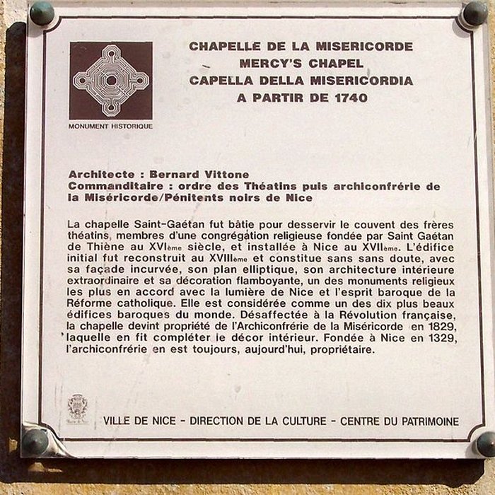 Photo de Chapelle de la Miséricorde de Nice 