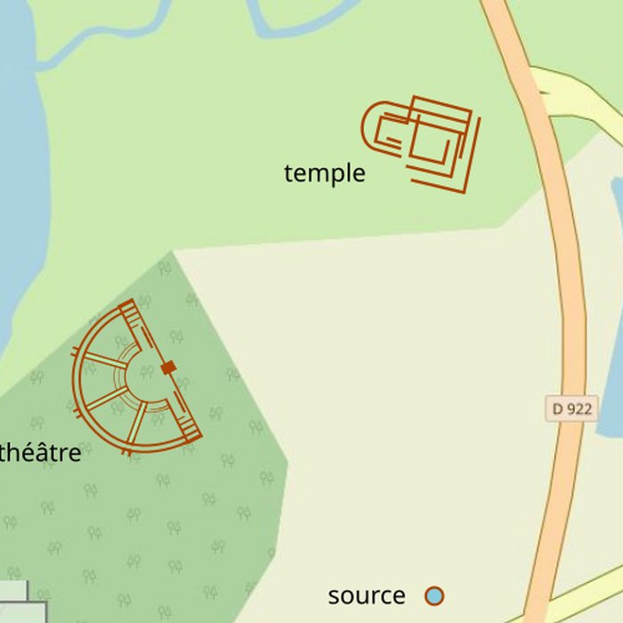 Photo de Ensemble gallo-romain dénommé La motte de Condras