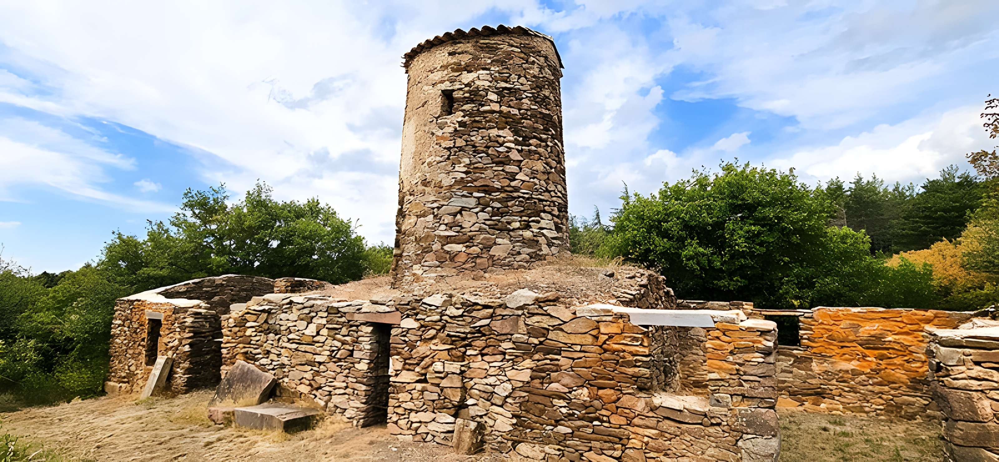 Ensemble marbrier du moulin de Biot à Félines-Minervois