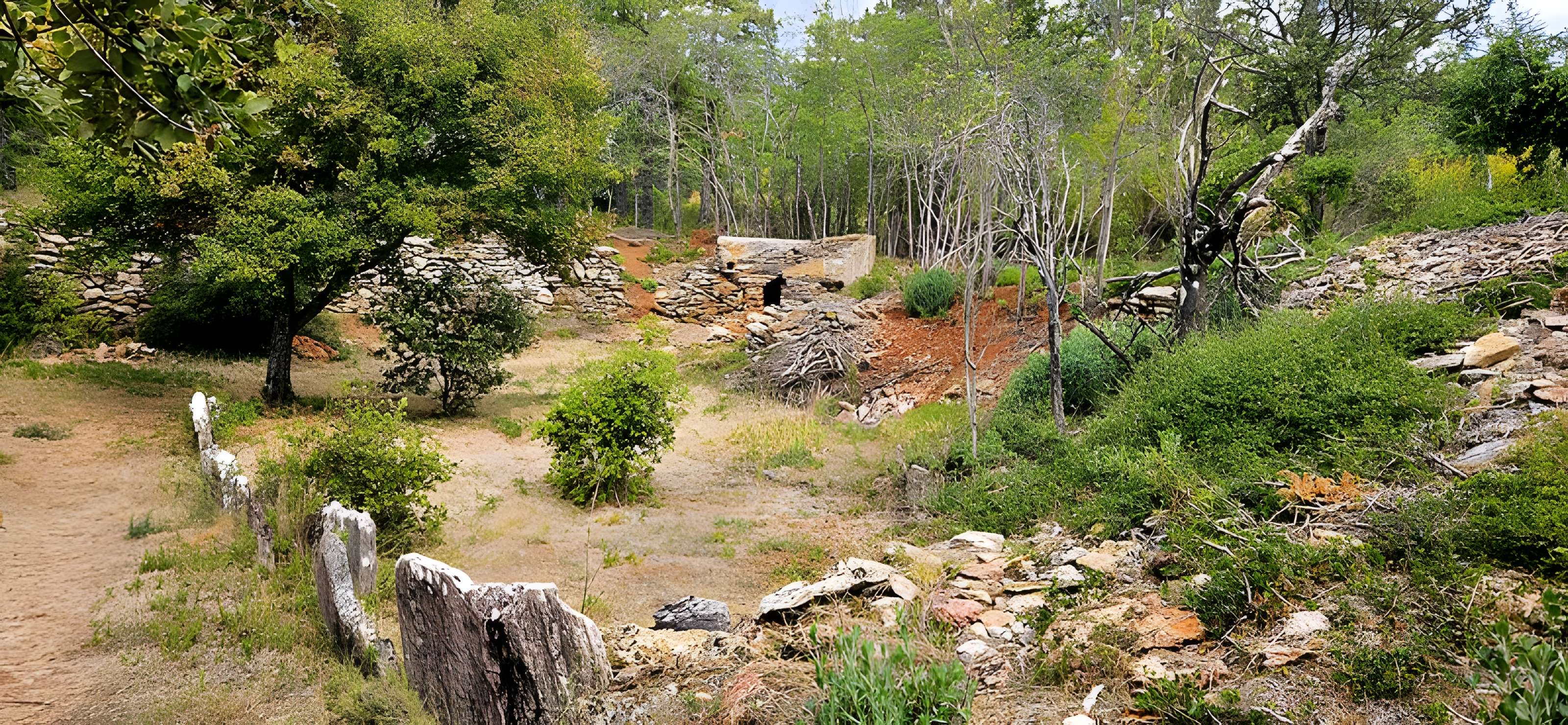 Ensemble marbrier du moulin de Biot à Félines-Minervois