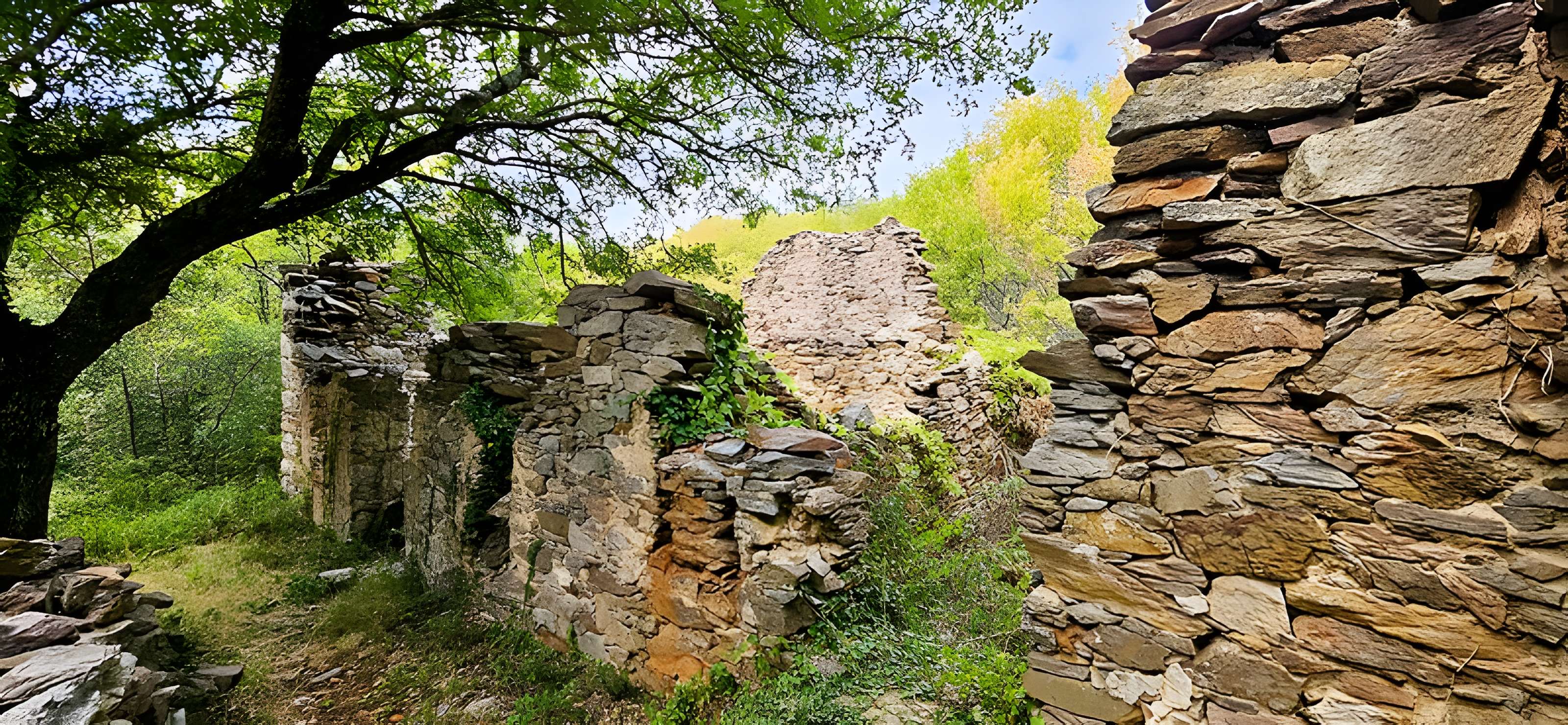 Ensemble marbrier du moulin de Biot à Félines-Minervois