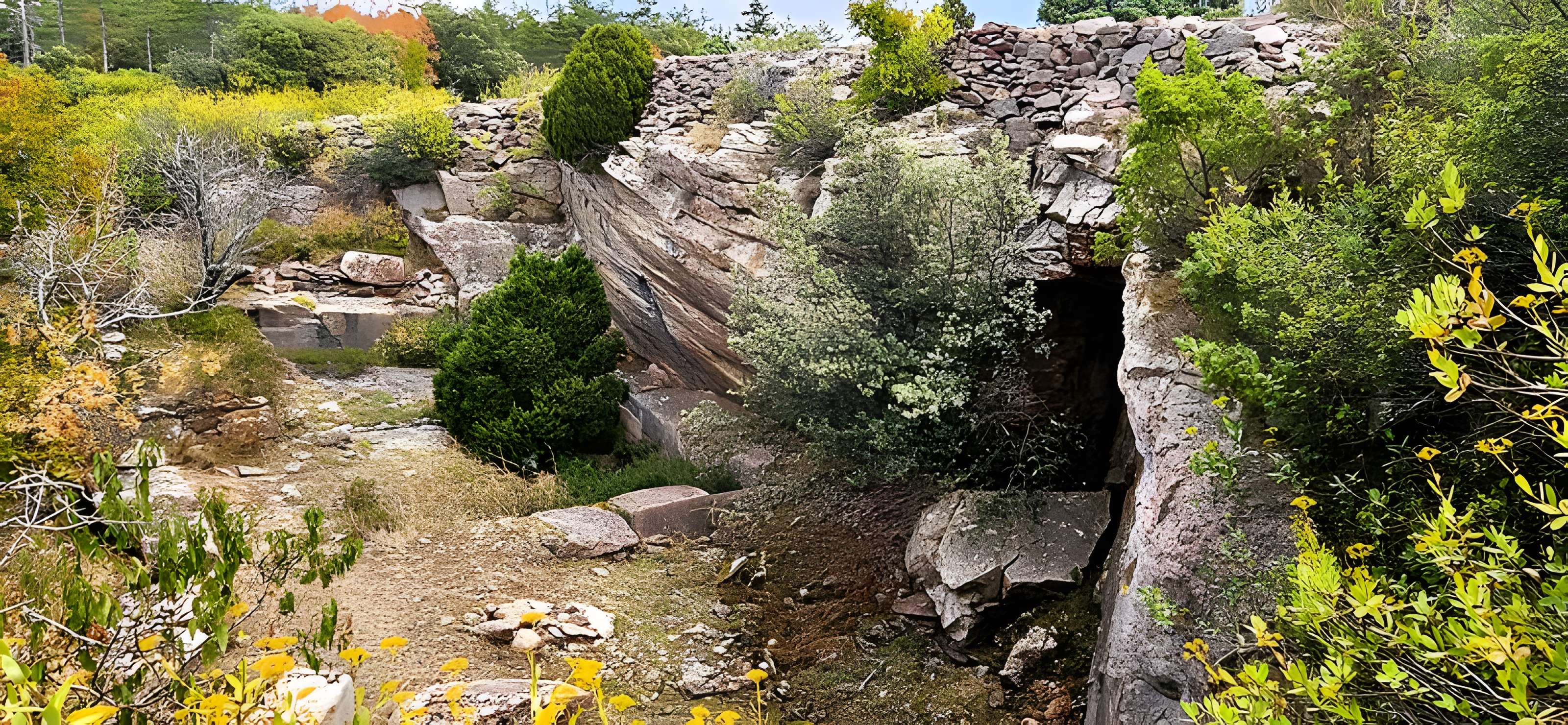 Ensemble marbrier du moulin de Biot à Félines-Minervois