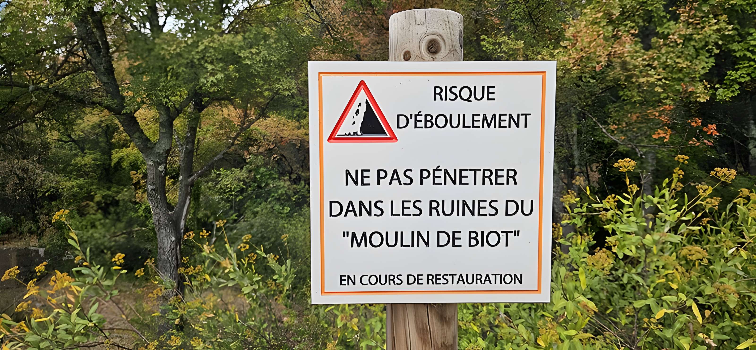 Ensemble marbrier du moulin de Biot à Félines-Minervois