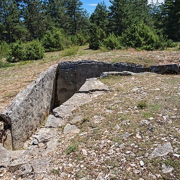 Ensemble mégalithique de lAire des Trois-Seigneurs également sur commune de Laval-du-Tarn