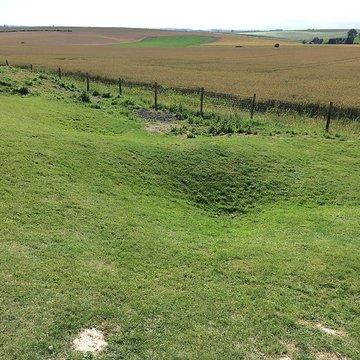 Entonnoir de mines de La Boisselle à Ovillers-la-Boisselle