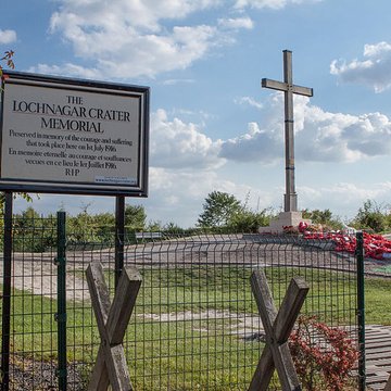 Entonnoir de mines de La Boisselle à Ovillers-la-Boisselle