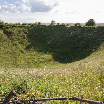 Entonnoir de mines de La Boisselle à Ovillers-la-Boisselle