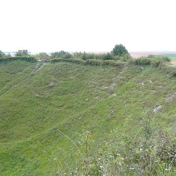 Entonnoir de mines de La Boisselle à Ovillers-la-Boisselle