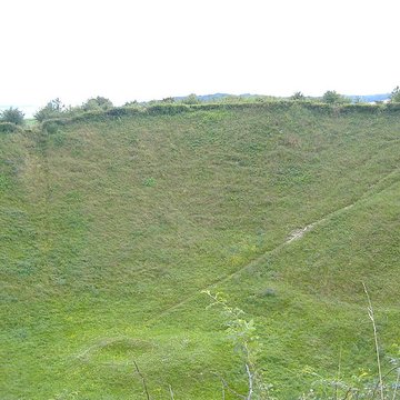 Entonnoir de mines de La Boisselle à Ovillers-la-Boisselle