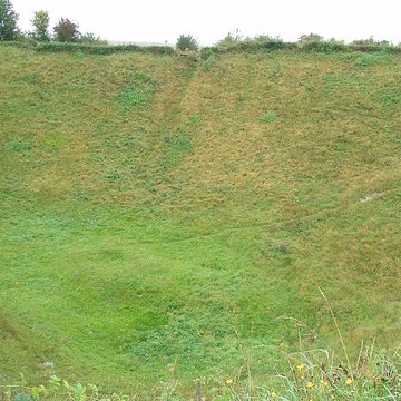 Entonnoir de mines de La Boisselle à Ovillers-la-Boisselle