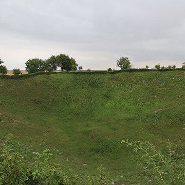 Entonnoir de mines de La Boisselle à Ovillers-la-Boisselle