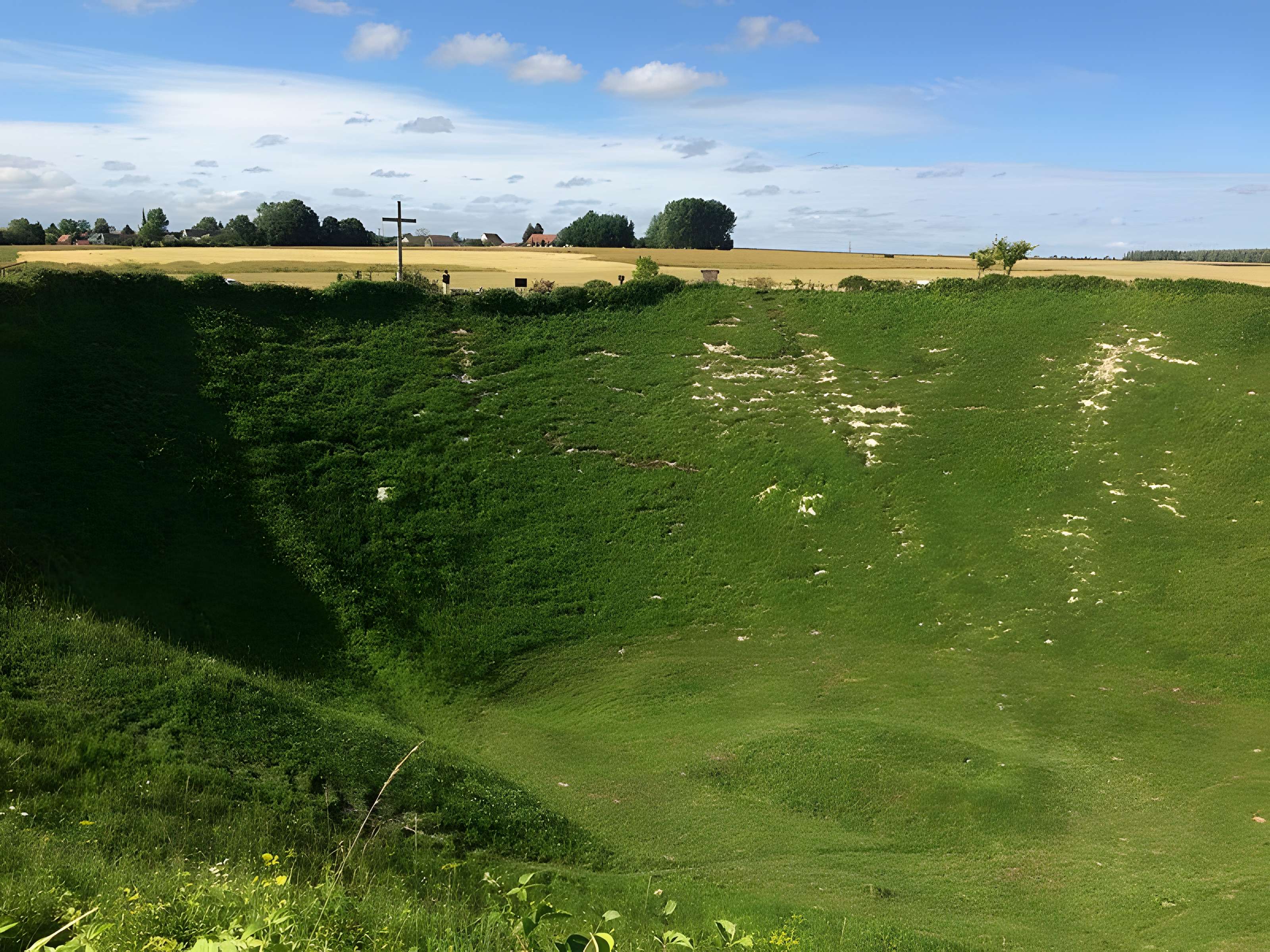 Entonnoir de mines de La Boisselle à Ovillers-la-Boisselle