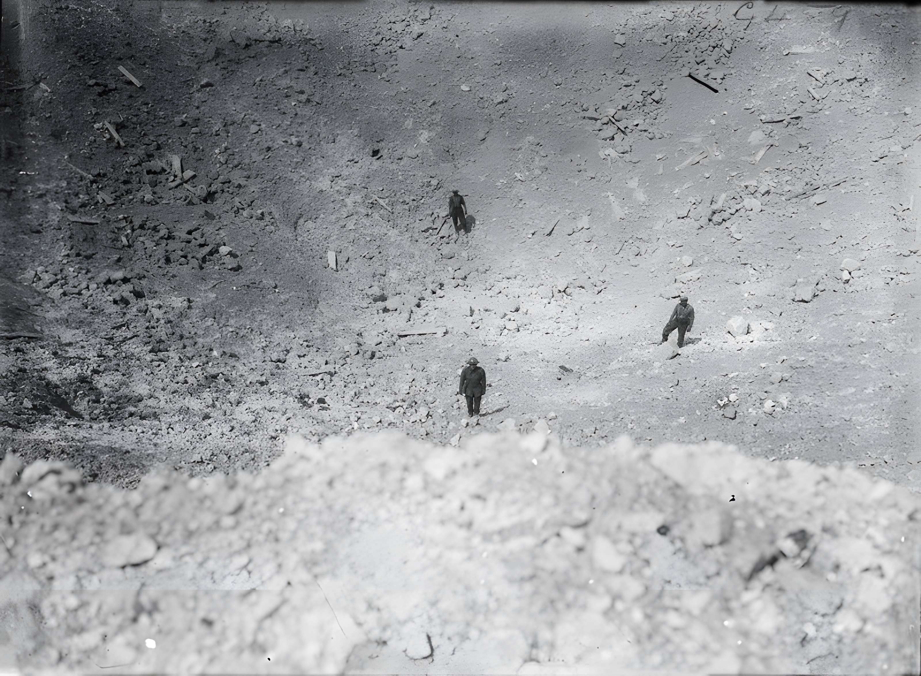 Entonnoir de mines de La Boisselle à Ovillers-la-Boisselle