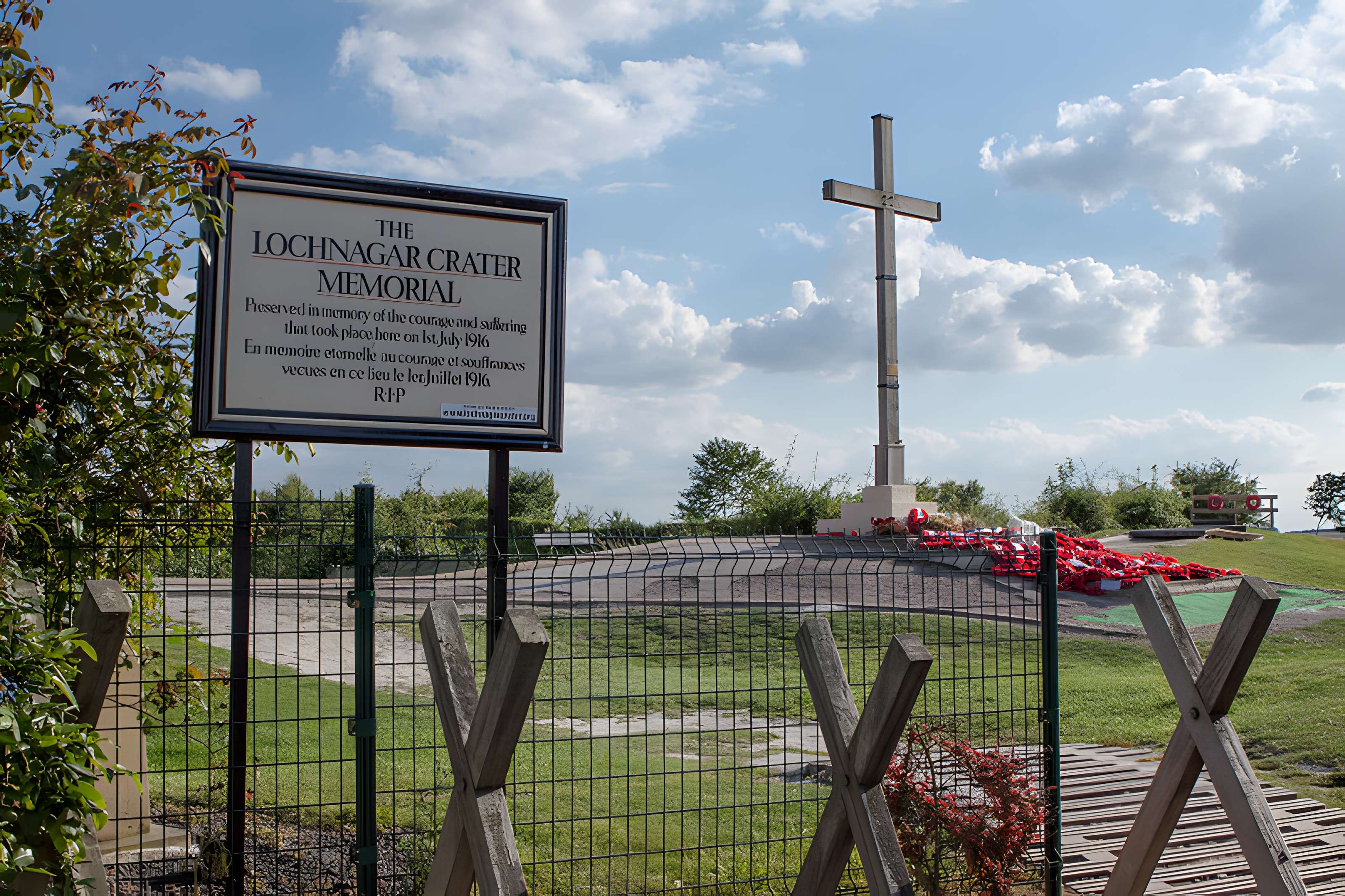 Entonnoir de mines de La Boisselle à Ovillers-la-Boisselle