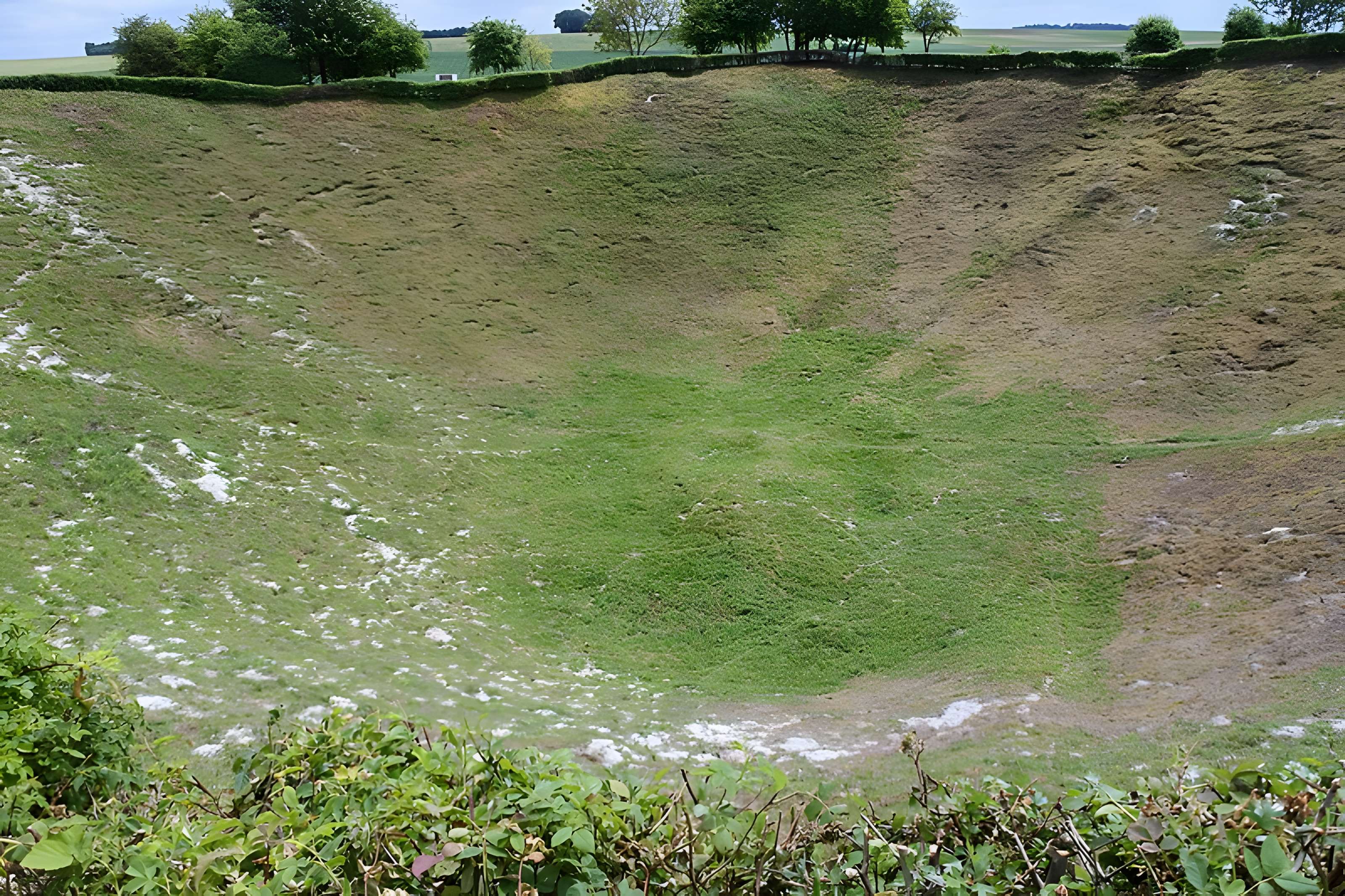 Entonnoir de mines de La Boisselle à Ovillers-la-Boisselle