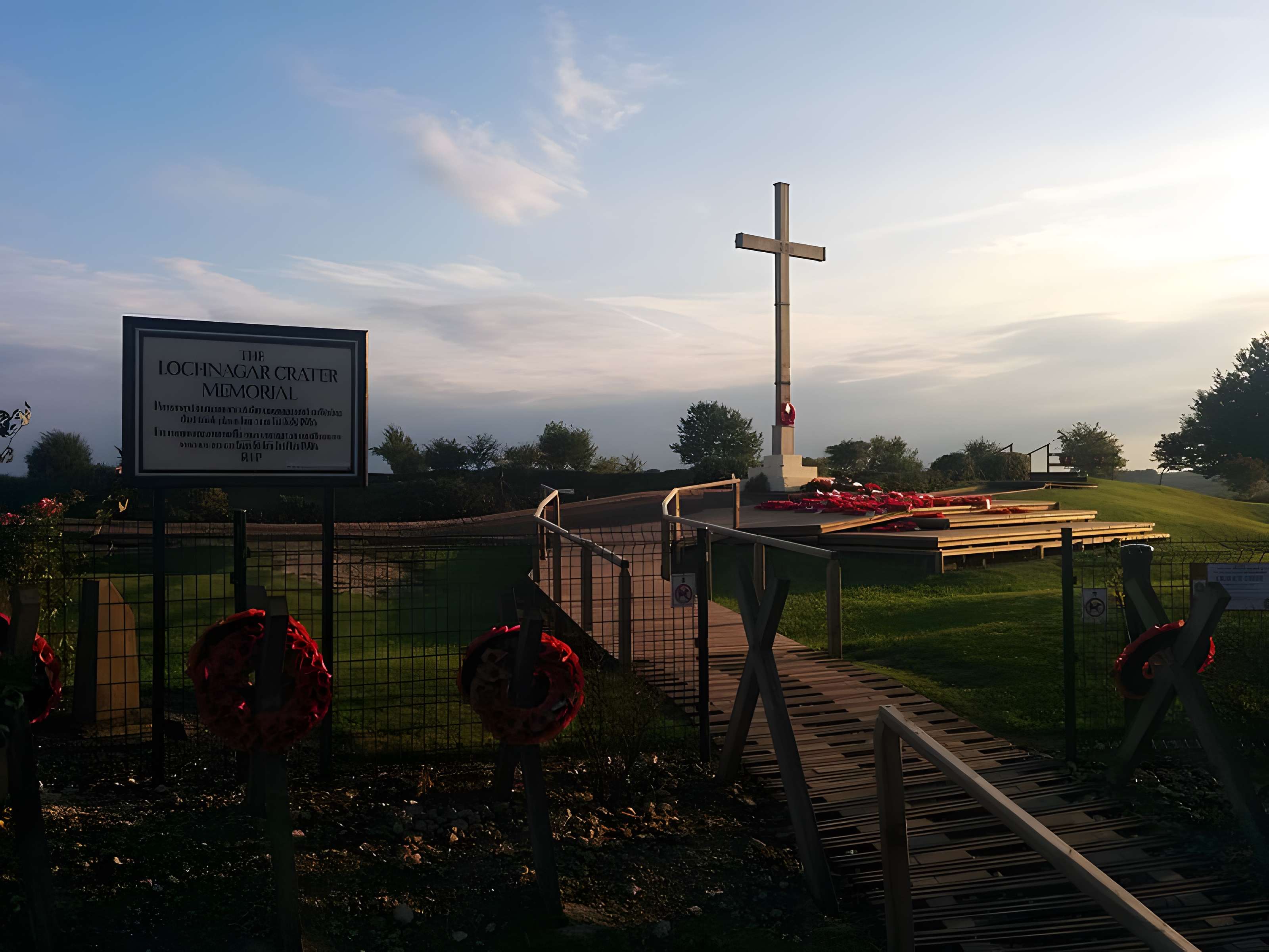 Entonnoir de mines de La Boisselle à Ovillers-la-Boisselle
