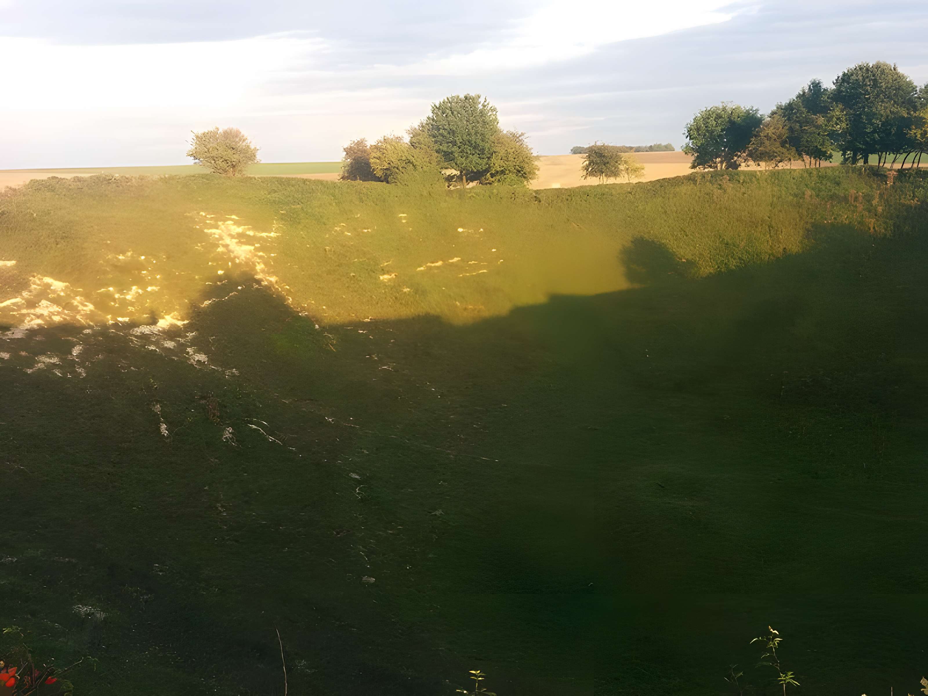 Entonnoir de mines de La Boisselle à Ovillers-la-Boisselle