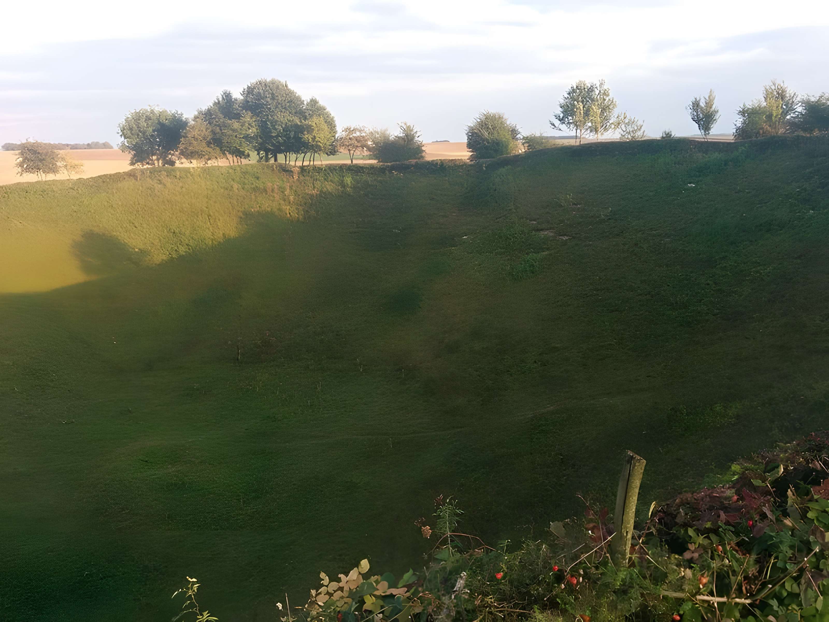 Entonnoir de mines de La Boisselle à Ovillers-la-Boisselle