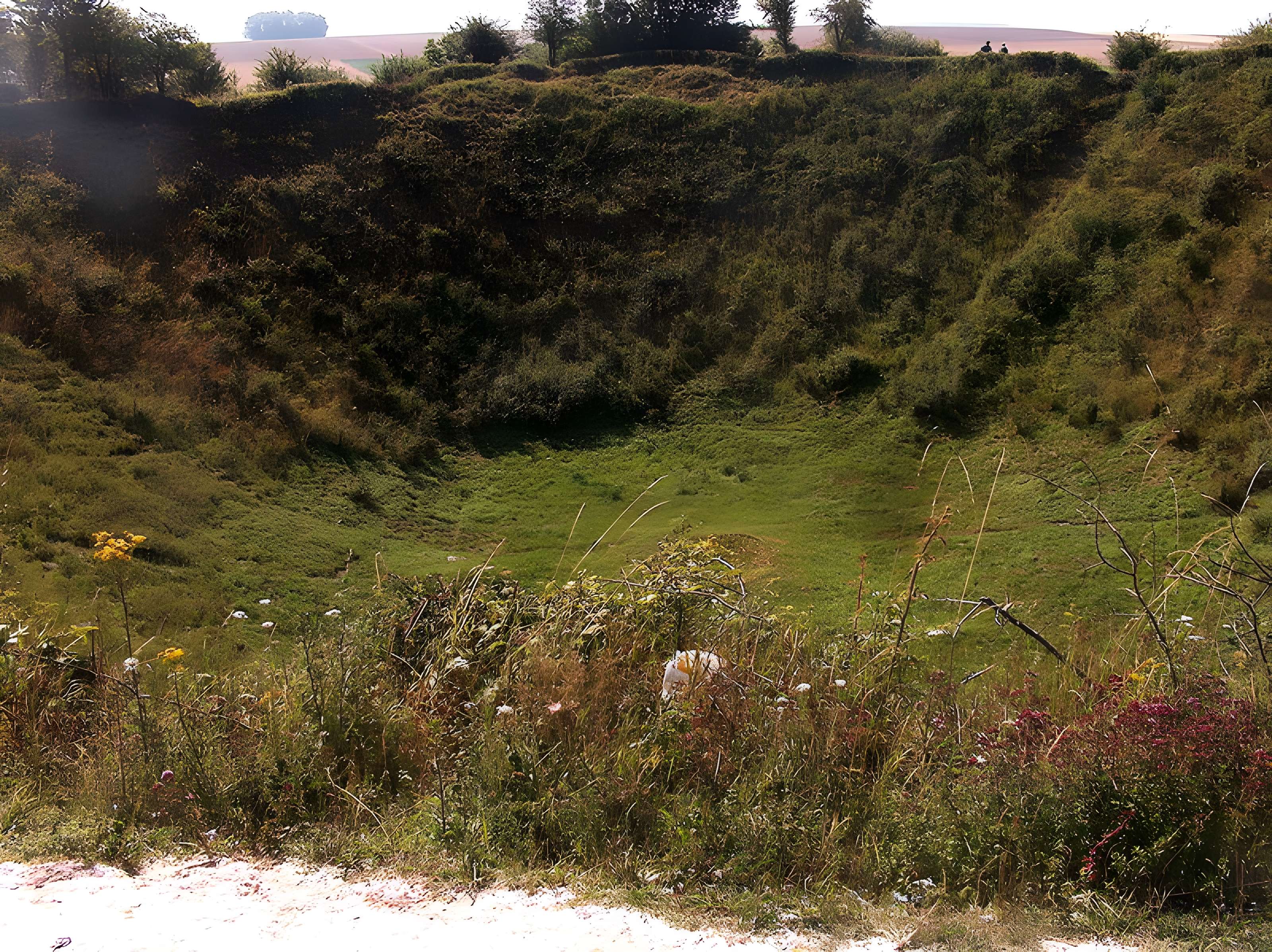 Entonnoir de mines de La Boisselle à Ovillers-la-Boisselle