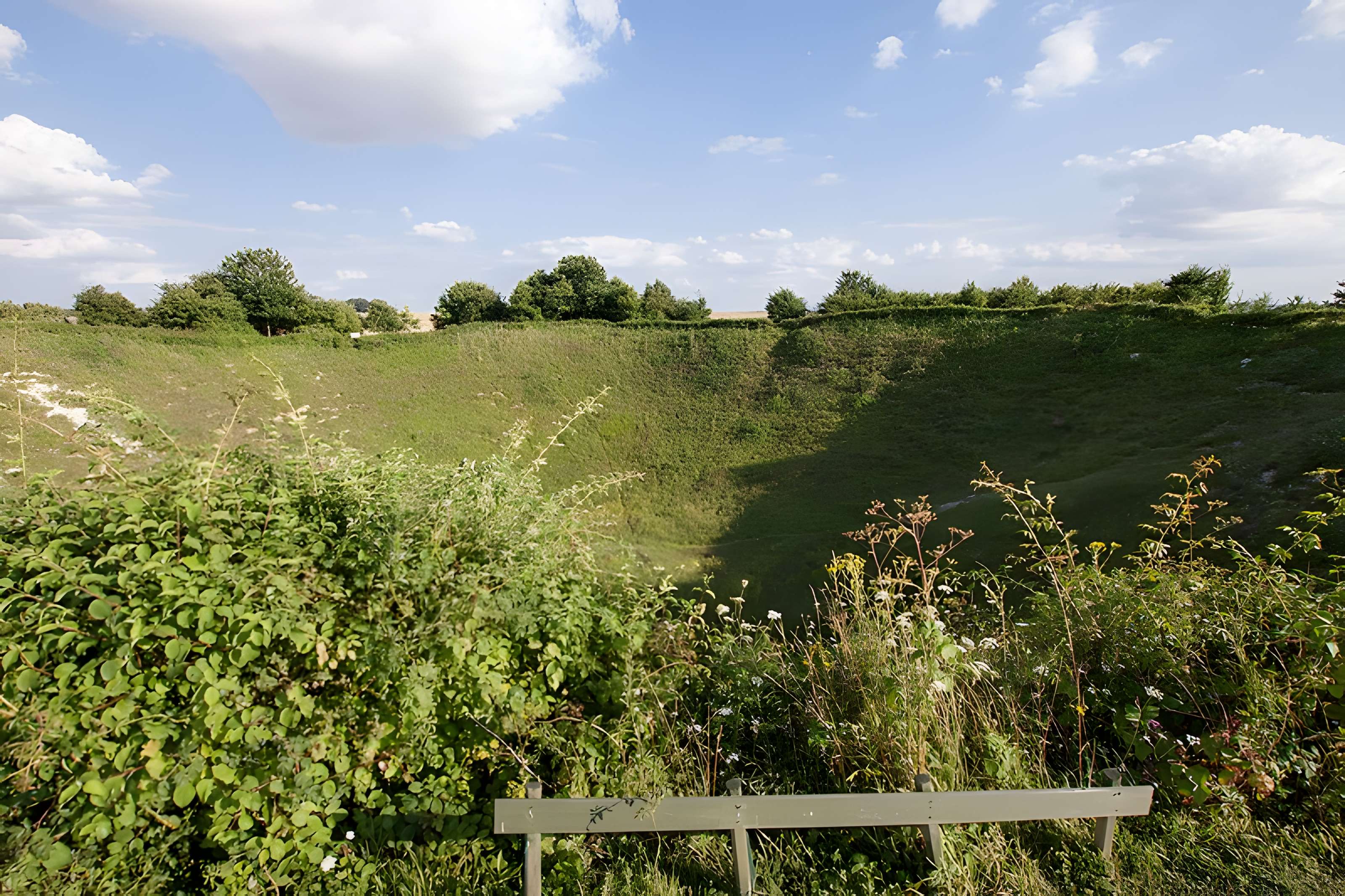 Entonnoir de mines de La Boisselle à Ovillers-la-Boisselle