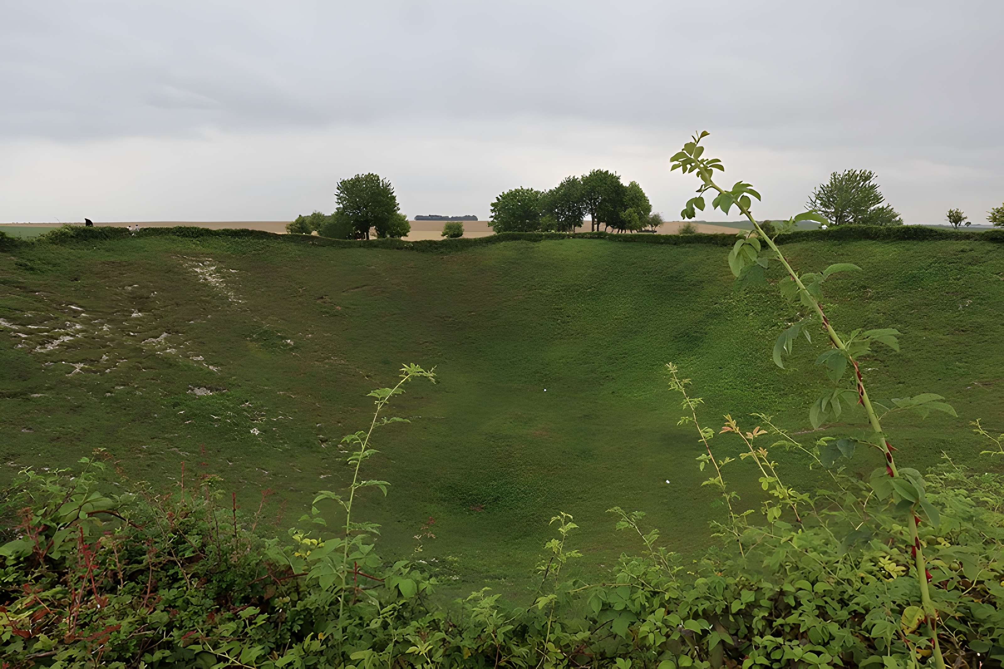 Entonnoir de mines de La Boisselle à Ovillers-la-Boisselle