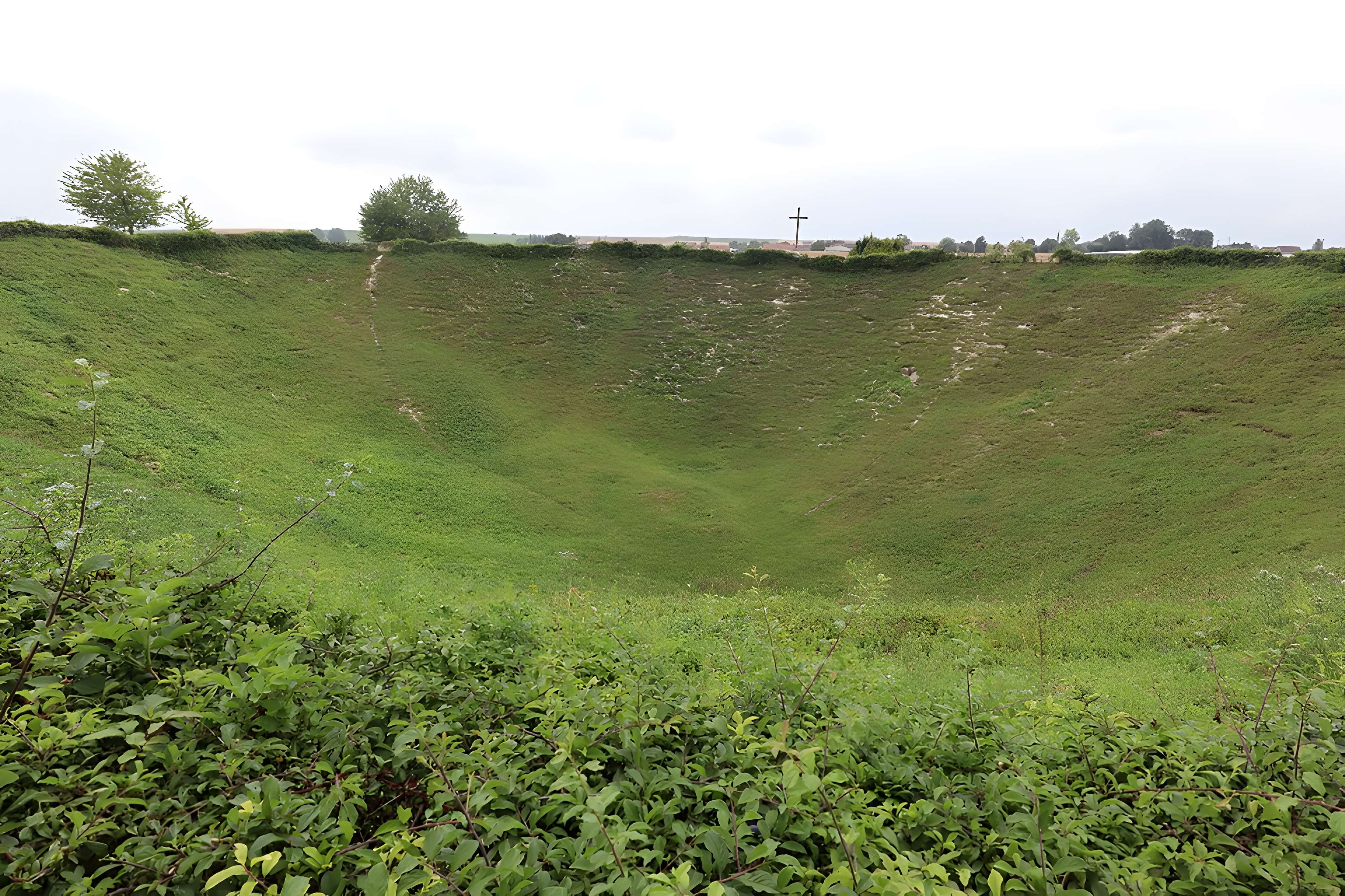 Entonnoir de mines de La Boisselle à Ovillers-la-Boisselle