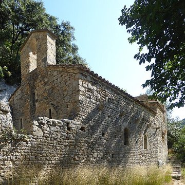 Ermitage tel quil est délimité par un mur denceinte