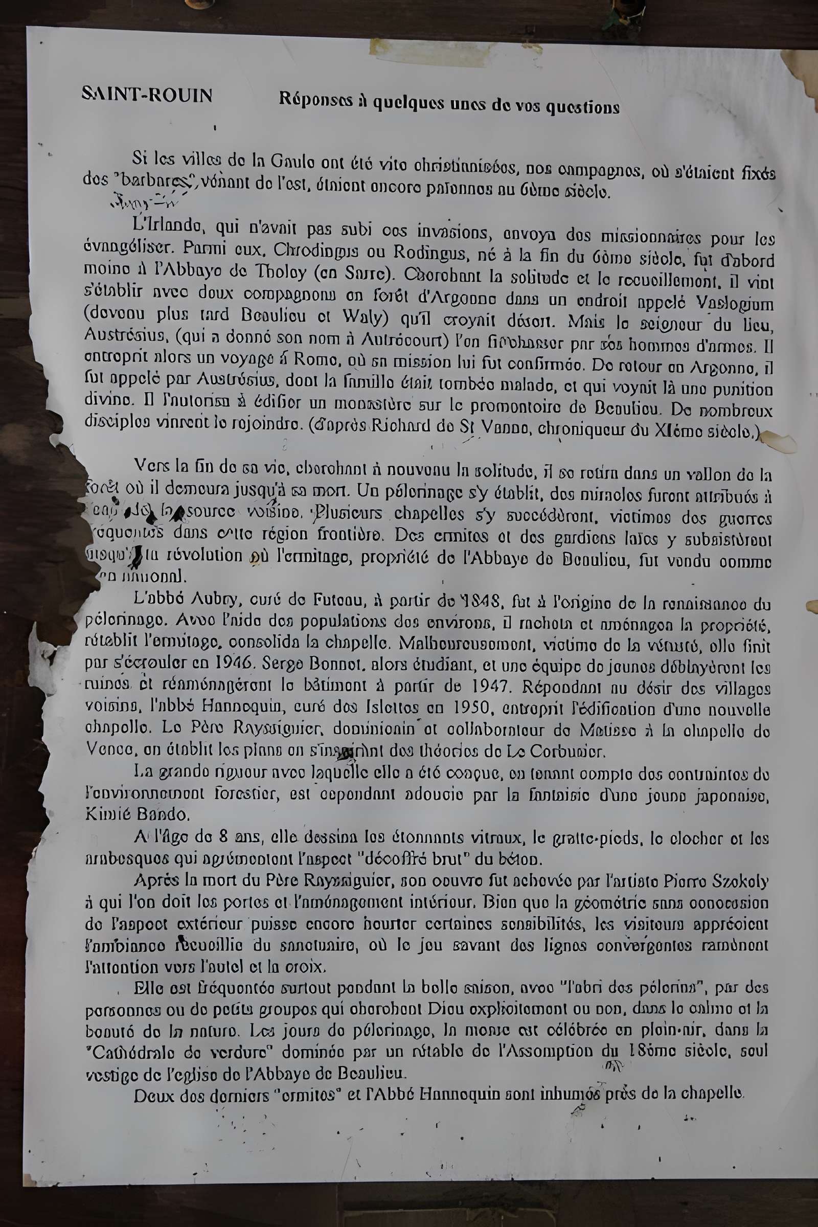 Ermitage de Saint-Rouin