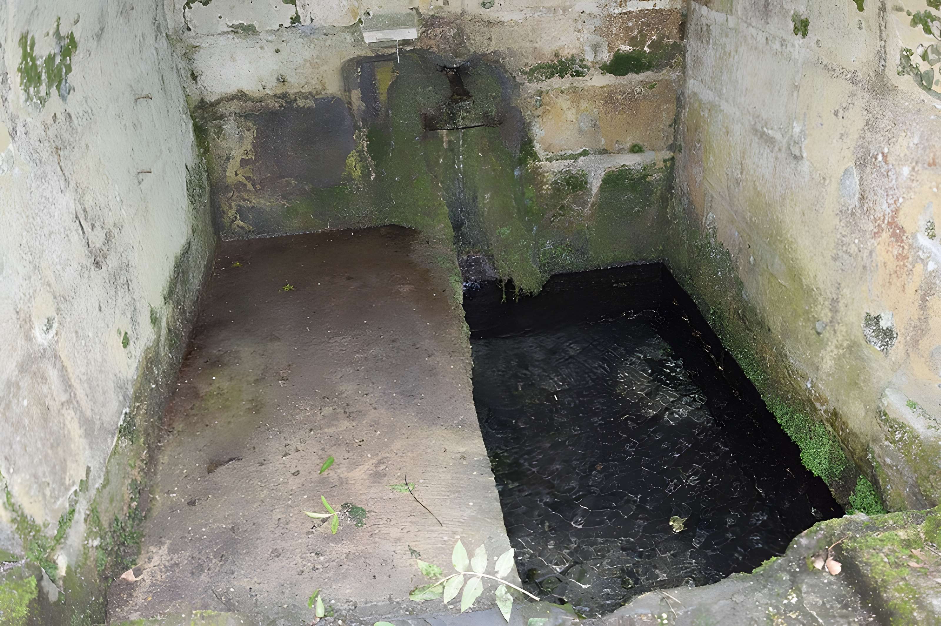 Fontaine couverte de l'abbaye du Moncel de Pontpoint