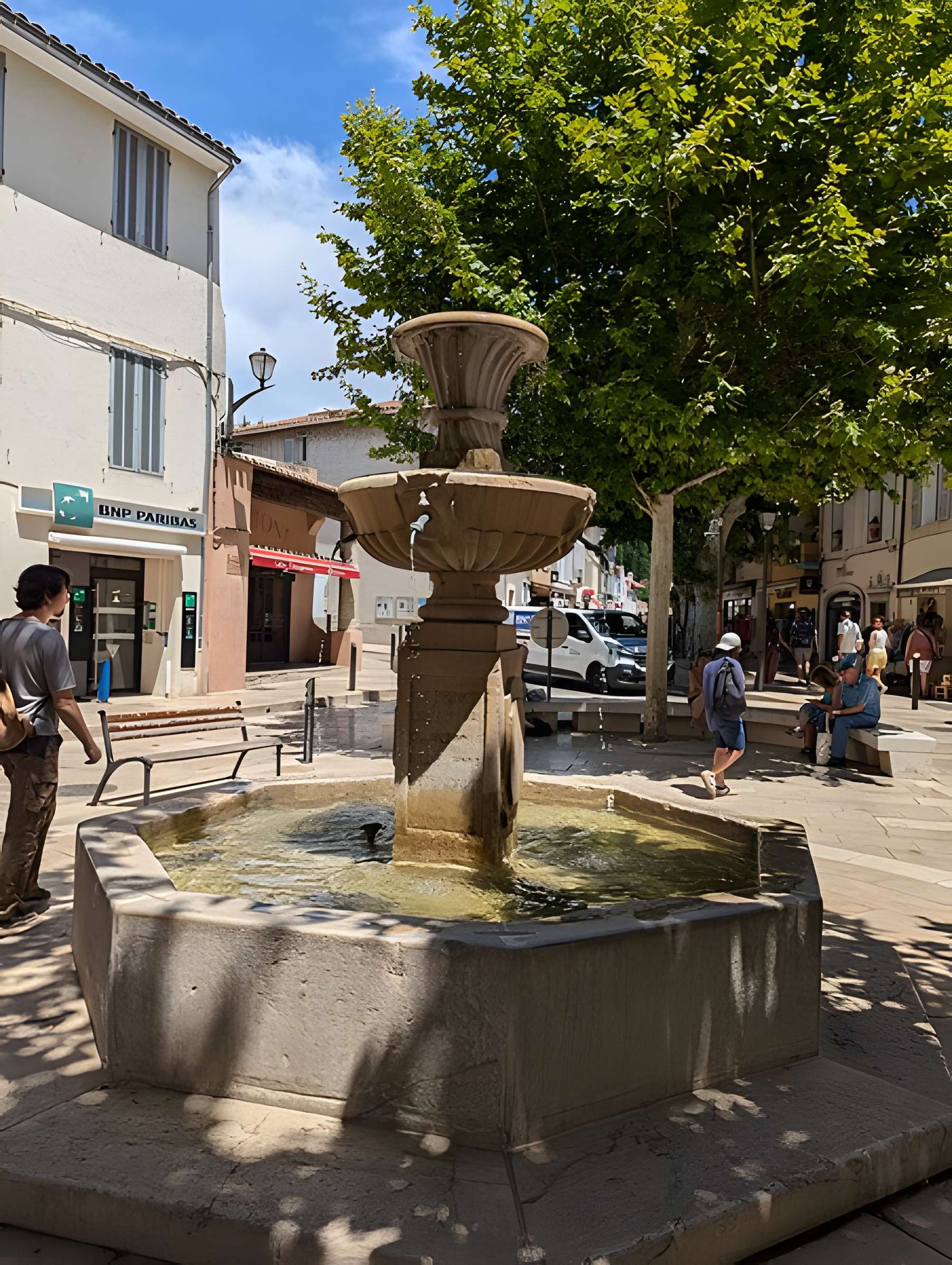 La fontaine du XVIIIe siècle