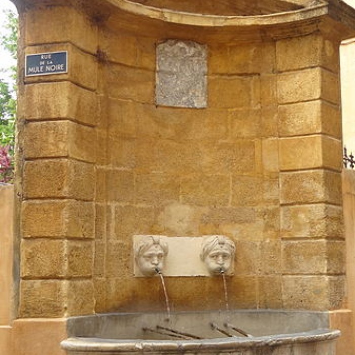 Photo de Fontaine de la Mule Noire dAix-en-Provence