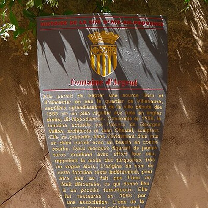 Photo de Fontaine de la Mule Noire dAix-en-Provence