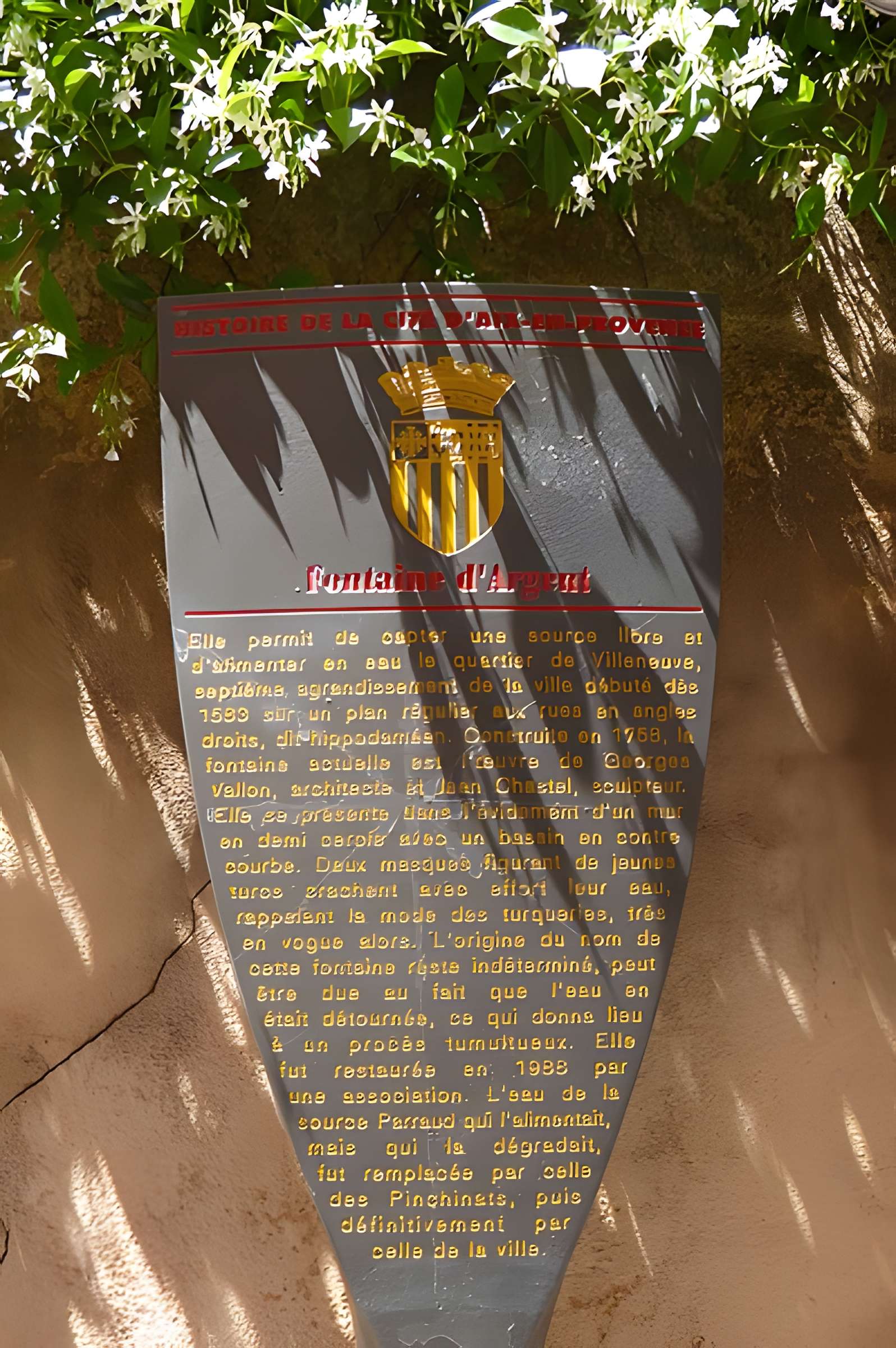 Fontaine de la Mule Noire d'Aix-en-Provence