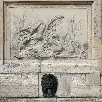 Fontaine de la place Saint-Louis de Versailles
