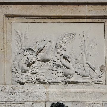 Fontaine de la place Saint-Louis de Versailles