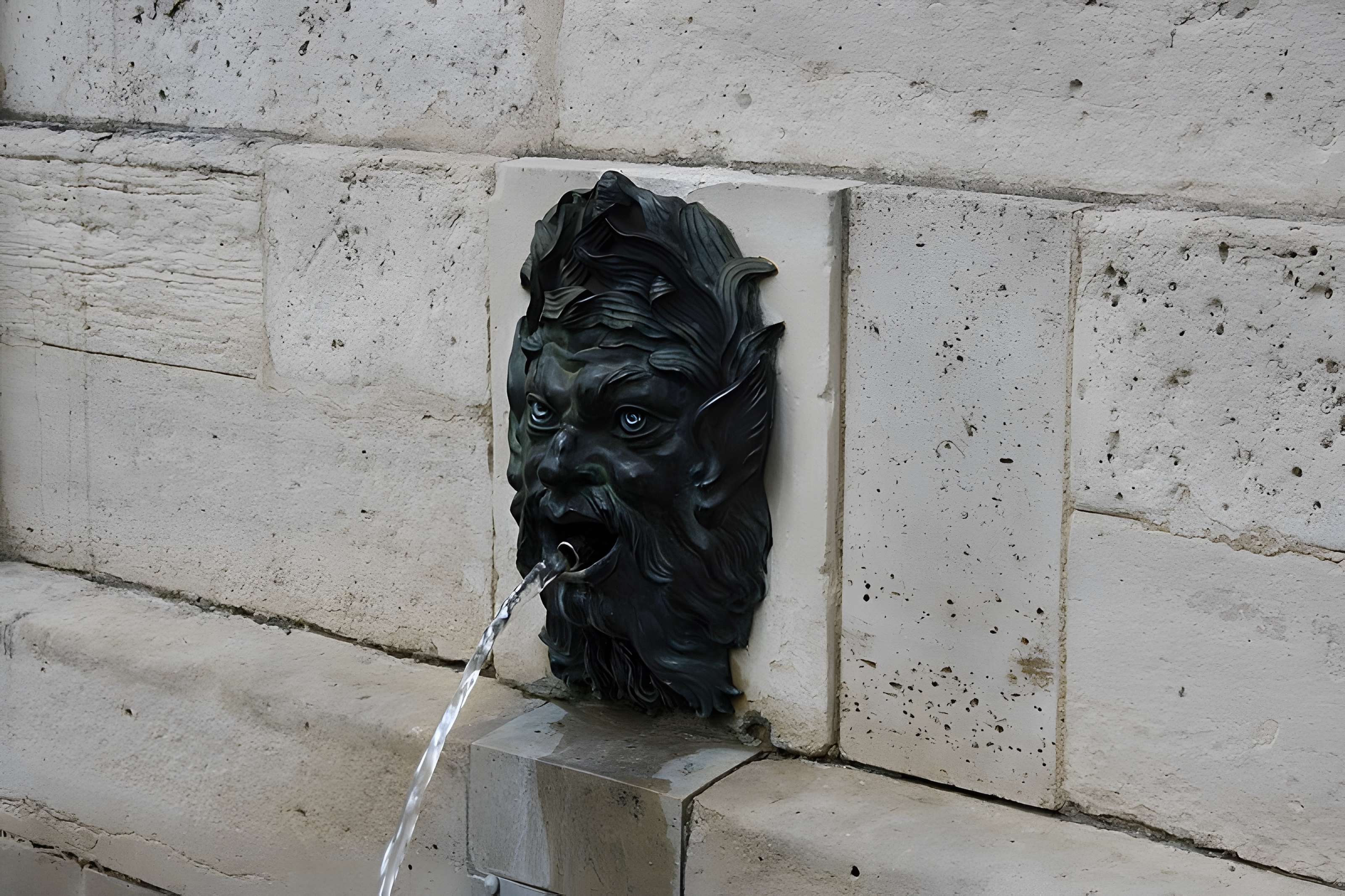 Fontaine de la place Saint-Louis de Versailles