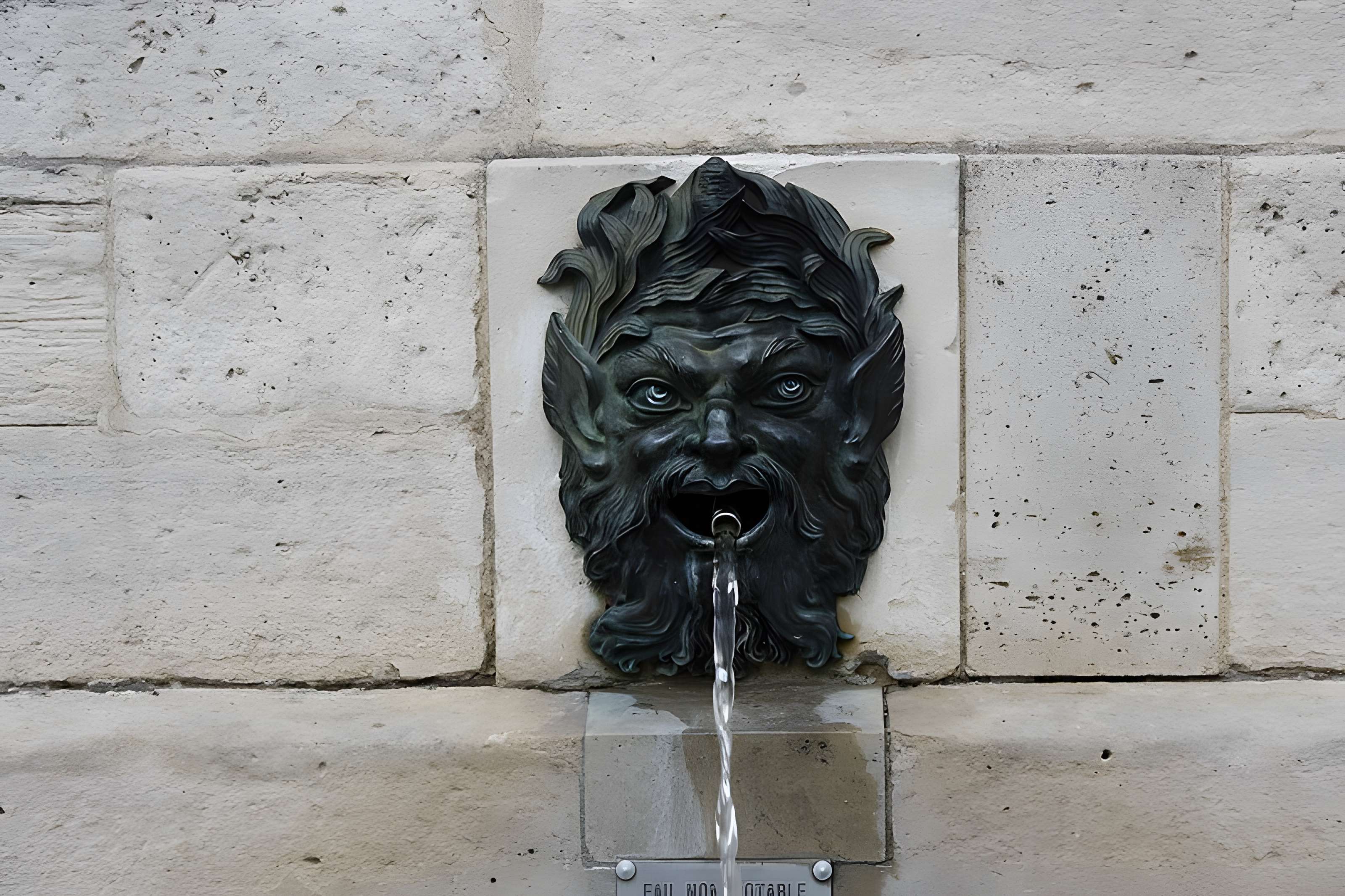 Fontaine de la place Saint-Louis de Versailles