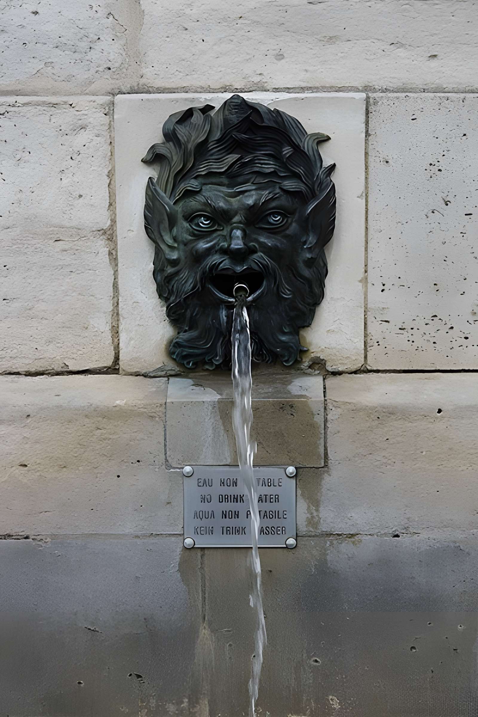 Fontaine de la place Saint-Louis de Versailles
