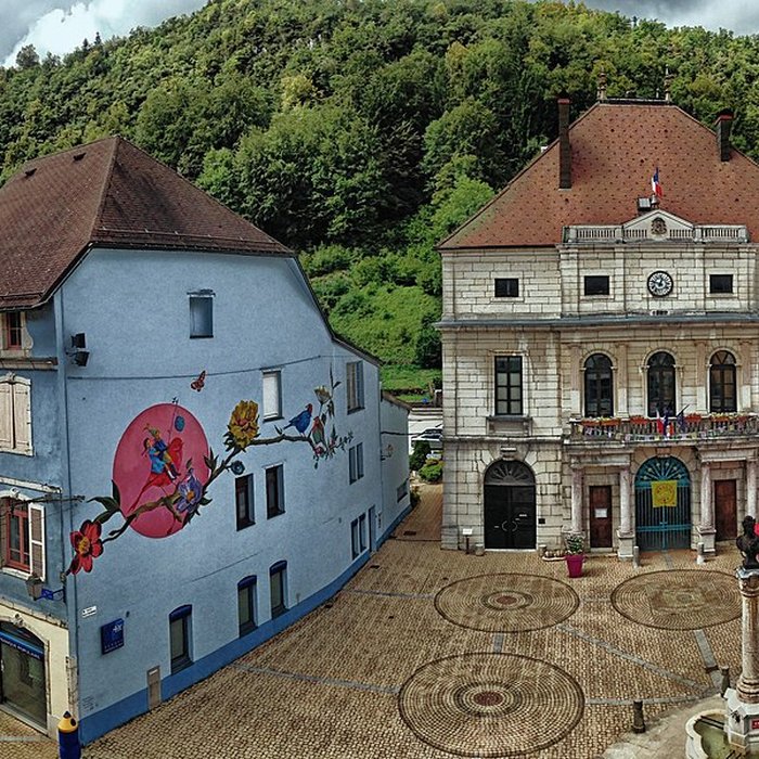 Photo de Fontaine de lhôtel de ville de Moirans-en-Montagne