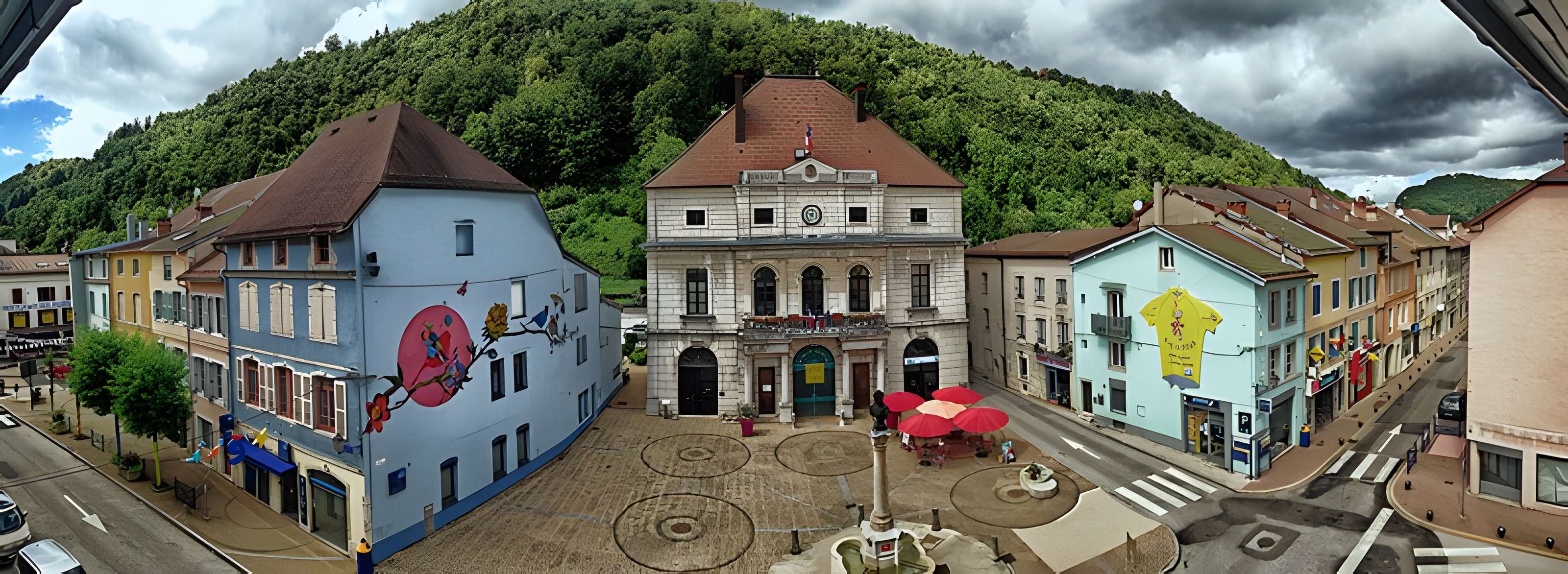 Fontaine de l'hôtel de ville de Moirans-en-Montagne