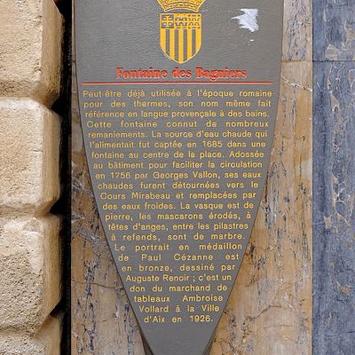 Photo de Fontaine des Bagniers dAix-en-Provence