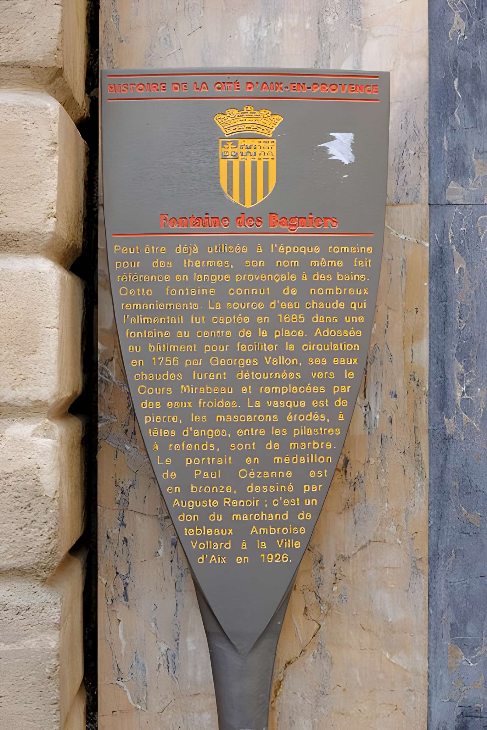 Fontaine des Bagniers d'Aix-en-Provence