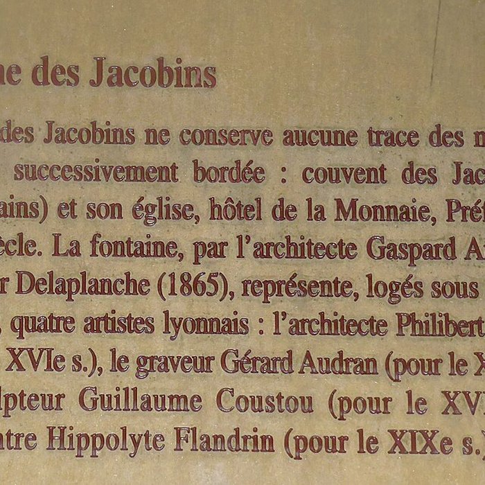 Photo de Fontaine des Jacobins de Lyon