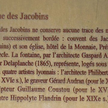 Fontaine des Jacobins de Lyon 