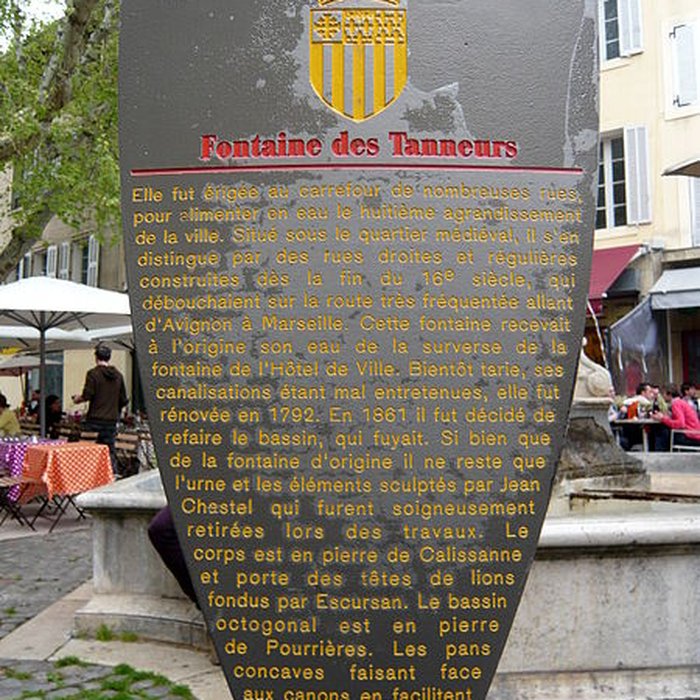 Photo de Fontaine des Tanneurs dAix-en-Provence