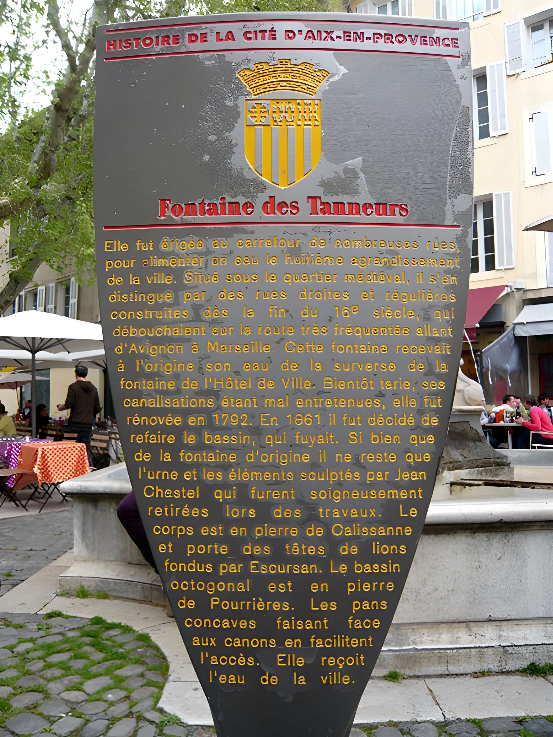 Fontaine des Tanneurs d'Aix-en-Provence
