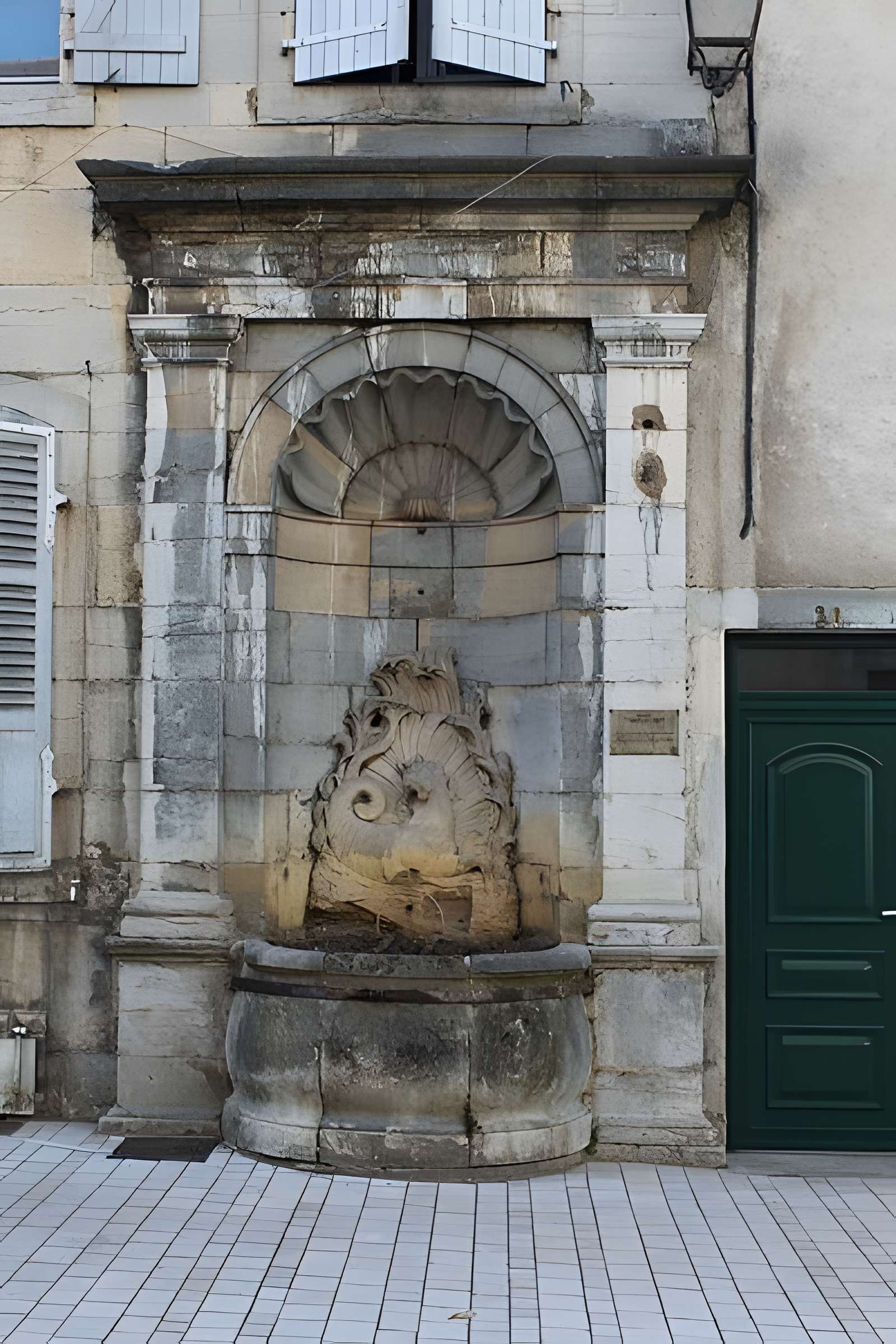Fontaine du Cheval Marin de Poligny 